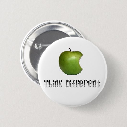 Apfel Denk (mal) Anders 缶バッジ (正面&裏面)
