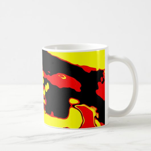 Apfelblute – リンゴの花y/b/r コーヒーマグカップ (右)