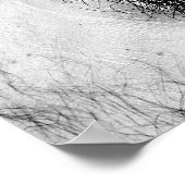 APGのシンプル白黒ほどしない ポスター (角)