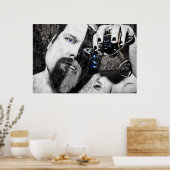 APGのシンプル白黒ほどしない ポスター (キッチン)