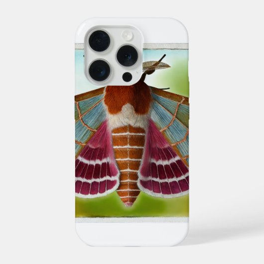 Aphelia Moth 190624IREF101 - Watercolor iPhoneケース (裏面)