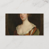 Aphra Behn (1640-89年) (キャンバスの油) 名刺 (裏面)