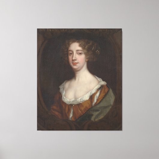 Aphra Behn (ca. 1670) キャンバスプリント (正面)