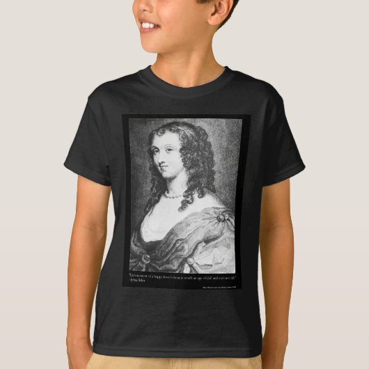 Aphra Behn Love引用文ティーズのギフトなど Tシャツ (正面)