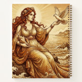 Aphrodite Custom Name Affirmation Journal ノートブック (裏面)