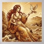 Aphrodite Greek Mythology ポスター (正面)