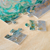 Aphrodite Rising from Seashell at the Ocean Shore ジグソーパズル (側面)