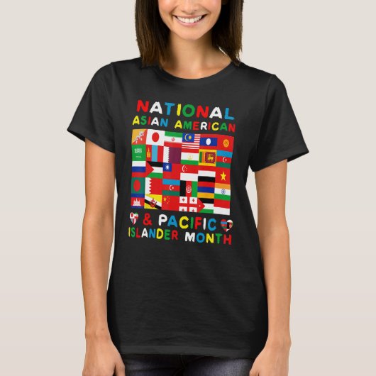 API Asian American and Pacific Islander伝統M Tシャツ (正面)
