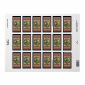 Apiarフォトダイアモンドカスタムハニージャールラベル ラベル (フルシート)