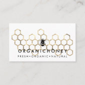 Apiarist Bumble Bee Honeycomb 名刺 (正面)