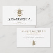 Apiarist Honey Gold Bumble Bee 名刺 (正面/裏面)