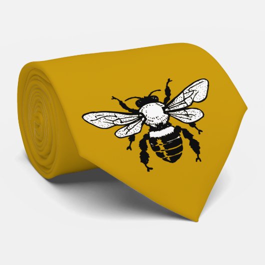 ApisのMelliferaの蜜蜂のタイ ネクタイ (ロール)