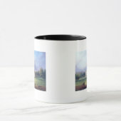 Apleyの小修道院の2つの眺め マグカップ (中央)