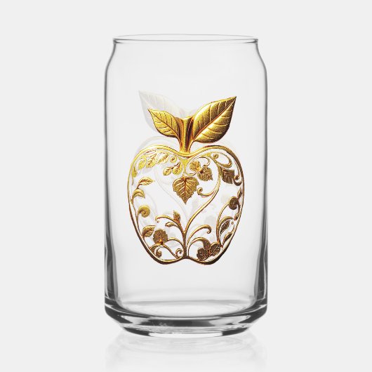 Aplle ガラス缶 (裏面)