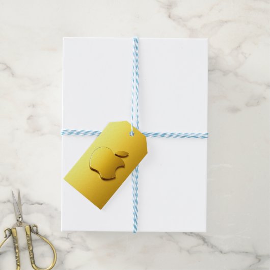 Aplle ギフトタグ (より糸付き)