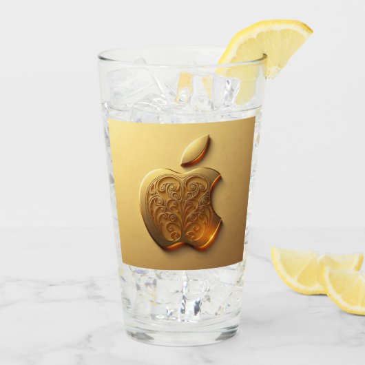 Aplle タンブラーグラス (アイス裏面)