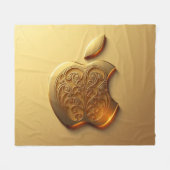 Aplle フリースブランケット (正面(横))