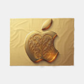 Aplle フリースブランケット (正面(横))