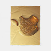 Aplle フリースブランケット (正面)