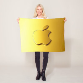 Aplle フリースブランケット