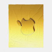 Aplle フリースブランケット (正面)