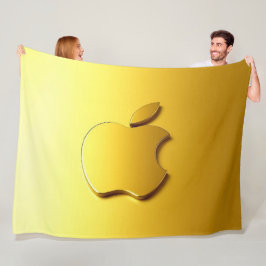 Aplle フリースブランケット