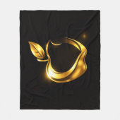 Aplle フリースブランケット (正面)