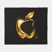 Aplle フリースブランケット (正面(横))