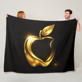 Aplle フリースブランケット