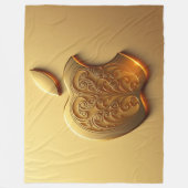 Aplle フリースブランケット (正面)