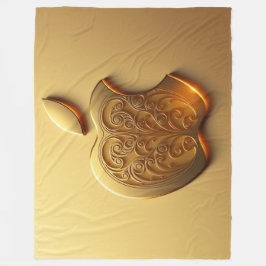 Aplle フリースブランケット