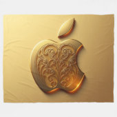 Aplle フリースブランケット (正面(横))