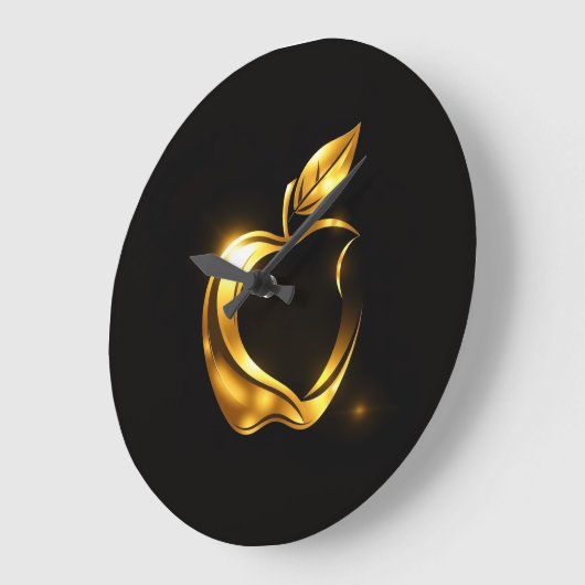 Aplle ラージ壁時計 (傾斜)