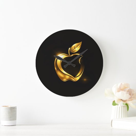 Aplle ラージ壁時計 (ホーム)