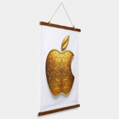 Aplle 吊り下げ型タペストリー (傾斜あり)