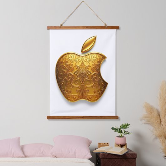 Aplle 吊り下げ型タペストリー (寝室)
