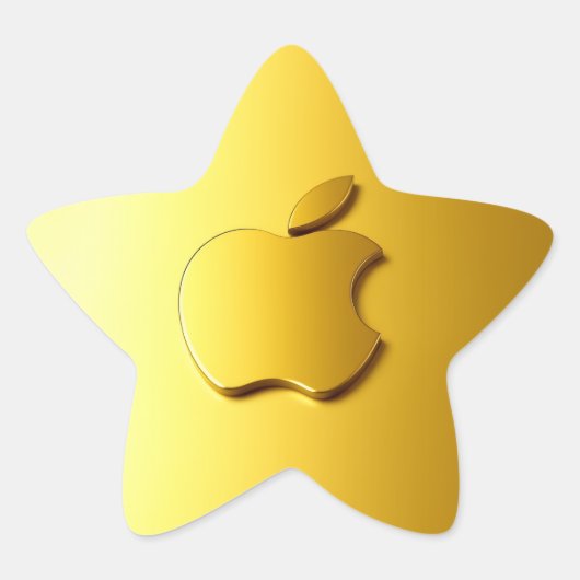 Aplle 星シール (正面)