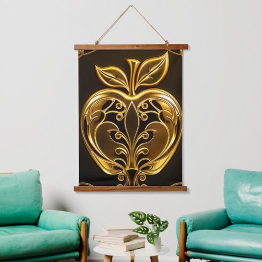 Aplle´1 吊り下げ型タペストリー (リビング)