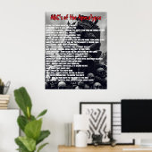 Apocalypse ABC's ポスター (ホームオフィス)