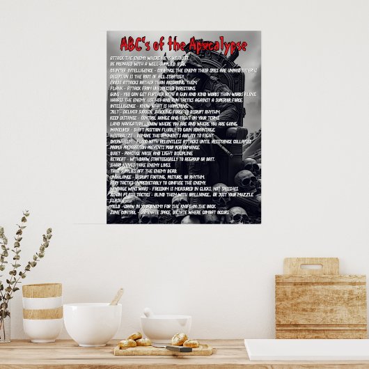 Apocalypse ABC's ポスター (キッチン)