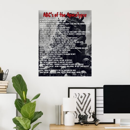 Apocalypse ABC's ポスター (ホームオフィス)