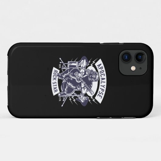 apocalypse rockstar Case-Mate iPhoneケース (裏面(横))