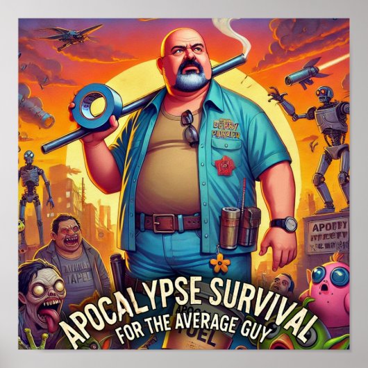 Apocalypse Survival for the Average Guy Poster 02 ポスター (正面)