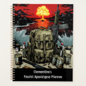 Apocalypse Survival Kit Personalized プランナー手帳 (正面)