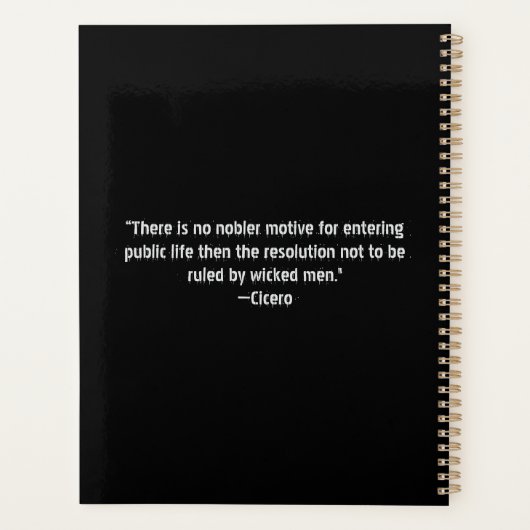 Apocalypse Survival Kit Personalized プランナー手帳 (裏面)