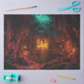 Apocalyptic Fantasy Dungeon Decoupage 薄葉紙 (クラフト)