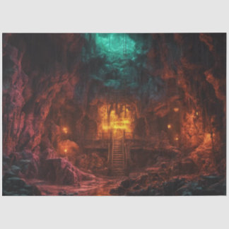 Apocalyptic Fantasy Dungeon Decoupage 薄葉紙