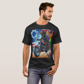 Apocalyptic Rider on a Psychedelic Journey Tシャツ (正面フル)
