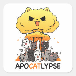 Apocatlypse Cats Lovers スクエアシール