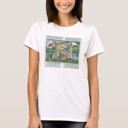 Apocrypha：トビットはスズメの糞で目がくらむ Tシャツ (正面)